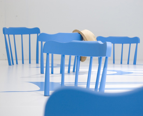 3D Chairs by Yoichi Yamamoto for Issey Miyake