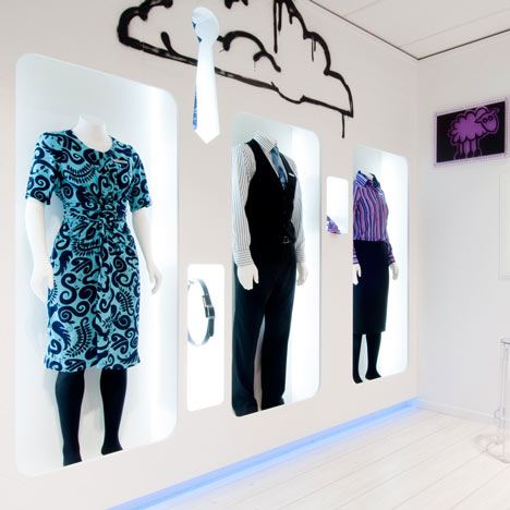 Air New Zealand Clothes Hangar by Gascoigne Associates