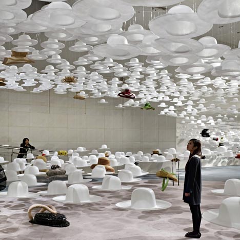 Akio Hirata's Exhibition of Hats by Nendo