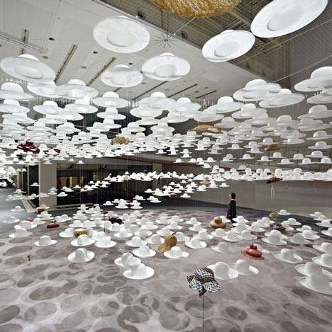 Akio Hirata's Exhibition of Hats by Nendo