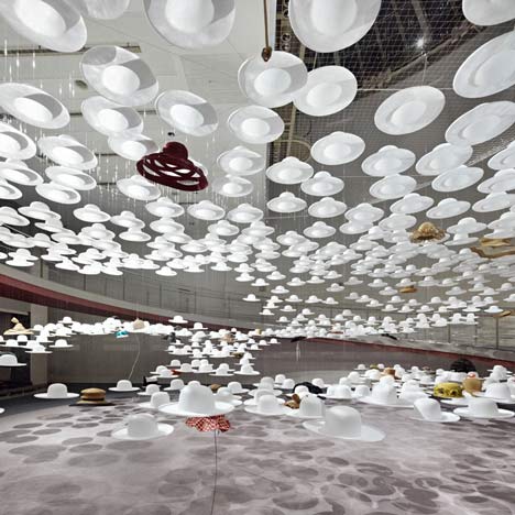 Akio Hirata's Exhibition of Hats by Nendo