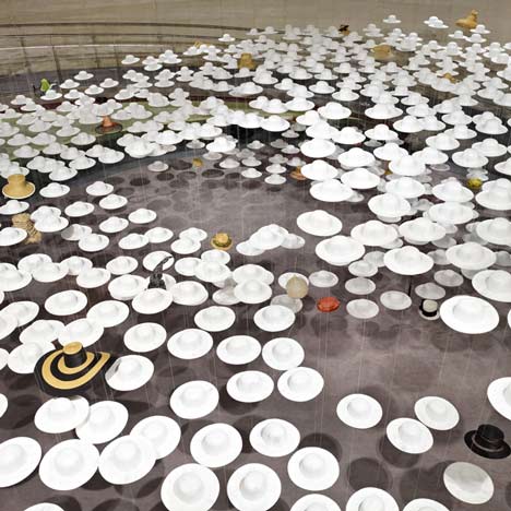 Akio Hirata's Exhibition of Hats by Nendo