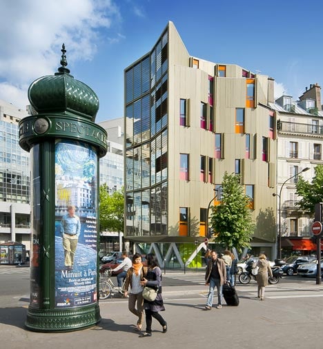 Housing and gallery on Bastille Place by Plan01