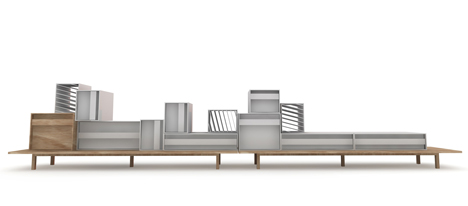 Container Sideboard by Alain Gilles for Casamania Container Sideboard by Alain Gilles for Casamania