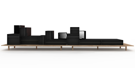Container Sideboard by Alain Gilles for Casamania Container Sideboard by Alain Gilles for Casamania