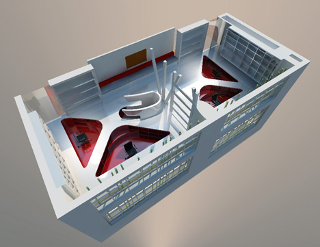 Red Town Office by Taranta Creations Red Town Office by Taranta Creations