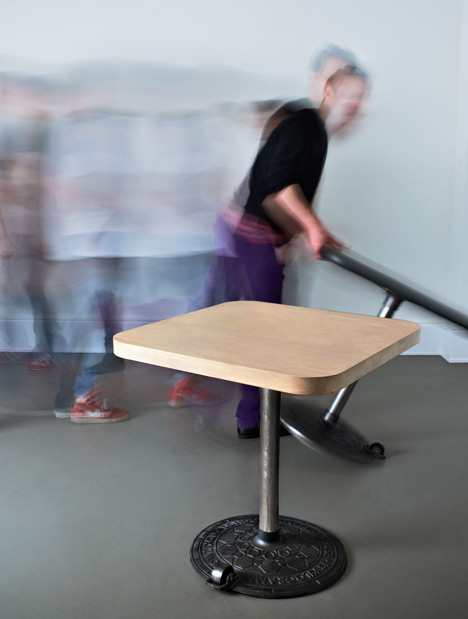 Rolling table by Tom Dixon Rolling table by Tom Dixon