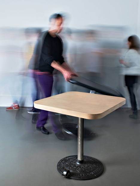 Rolling table by Tom Dixon Rolling table by Tom Dixon