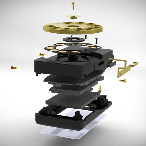 Rotary Mechanical Smartphone by Richard Clarkson