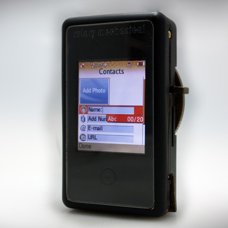 Rotary Mechanical Smartphone by Richard Clarkson