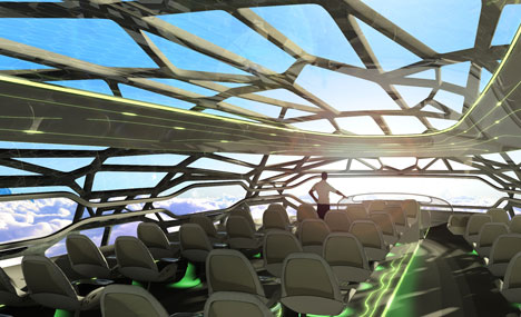Transparent aeroplane by Airbus