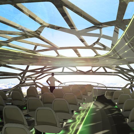 Transparent aeroplane by Airbus
