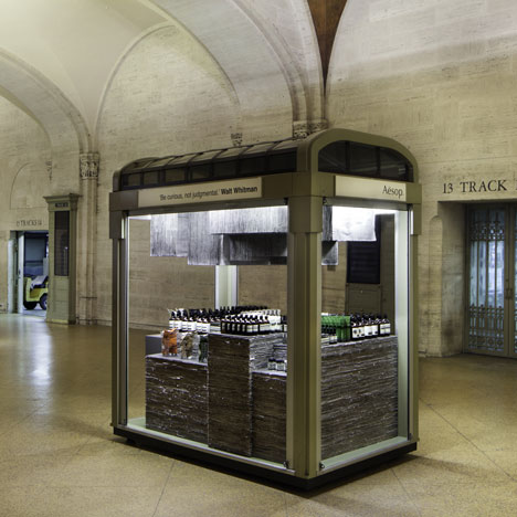 Aesop Grand Central Kiosk by Tacklebox Aesop Grand Central Kiosk by Tacklebox