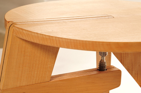 Clamped Stools by Daniel Glazman