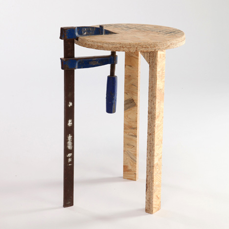 Clamped Stools by Daniel Glazman