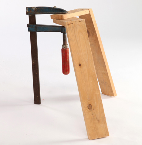 Clamped Stools by Daniel Glazman