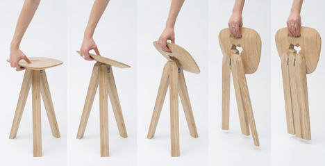 Folding Stool by Jack Smith Folding Stool by Jack Smith