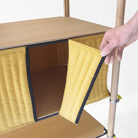 Hose Clip Shelving by Max Frommeld Hose Clip Shelving by Max Frommeld