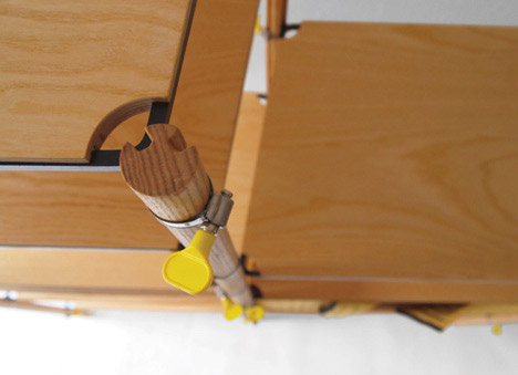 Hose Clip Shelving by Max Frommeld Hose Clip Shelving by Max Frommeld