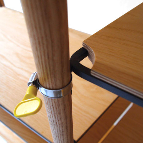 Hose Clip Shelving by Max Frommeld Hose Clip Shelving by Max Frommeld