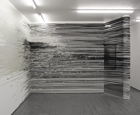 Miles and miles of sticky tape by Monika Grzymala