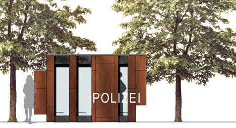 Mobile Police Station by Gesamtkonzept Architekten Mobile Police Station by Gesamtkonzept Architekten