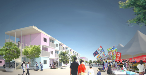 Multi-storey Temporary Housing by Shigeru Ban Architects Multi-storey Temporary Housing by Shigeru Ban Architects