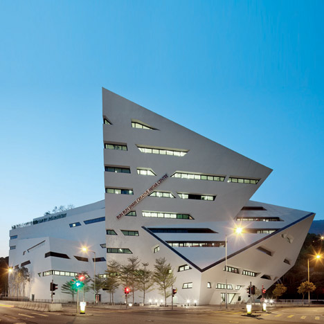 The Run Run Shaw Creative Media Centre by Daniel Libeskind