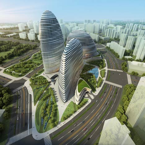Wangjing Soho by Zaha Hadid Architects