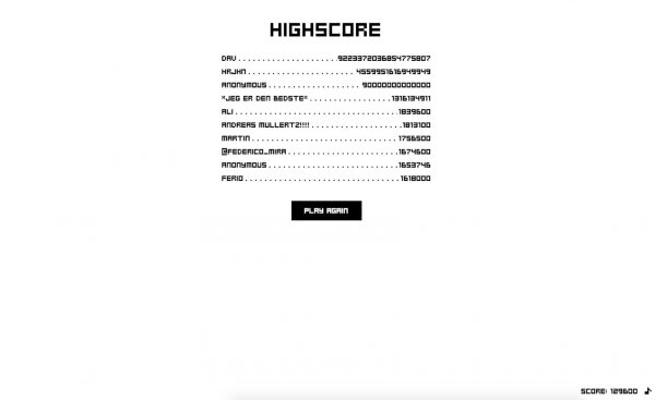 BIG transforms its website into a classic 1980s arcade game, called Arkinoid