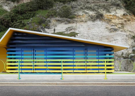 Boscombe Beach Huts by a b i r Architects and Peter Lewis