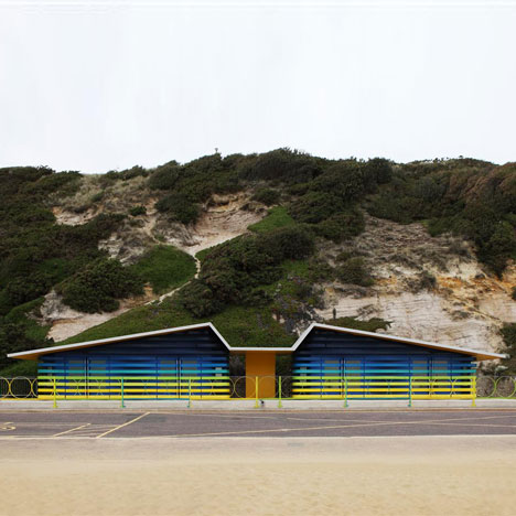 Boscombe Beach Huts by a b i r Architects and Peter Lewis
