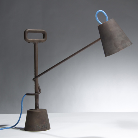 Copper Lamp 10kg by Tobias Sieber and Samuel Treindl 