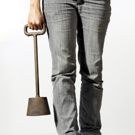 Copper Lamp 10kg by Tobias Sieber and Samuel Treindl 