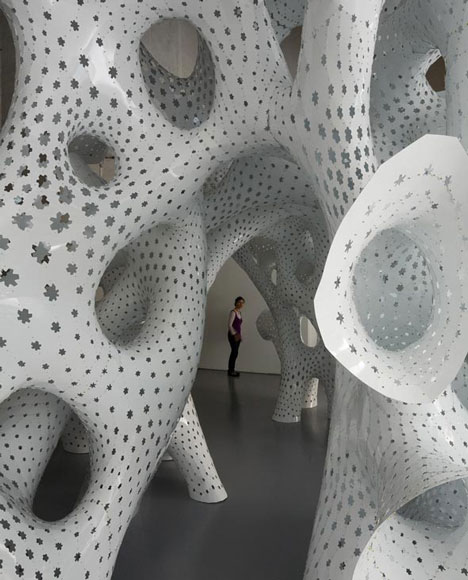 NonLin/Lin Pavilion by Marc Fornes/THEVERYMANY NonLin/Lin Pavilion by Marc Fornes/THEVERYMANY