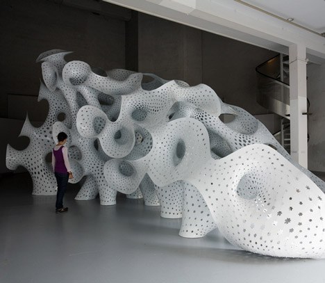 NonLin/Lin Pavilion by Marc Fornes/THEVERYMANY NonLin/Lin Pavilion by Marc Fornes/THEVERYMANY
