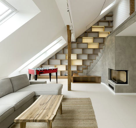 Rounded Loft by A1Architects Rounded Loft by A1Architects