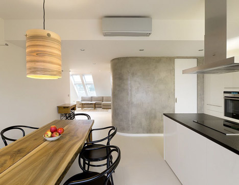Rounded Loft by A1Architects Rounded Loft by A1Architects