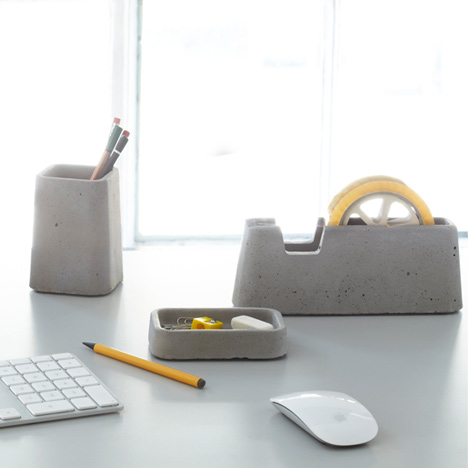 Solid desk accessories by Magnus Pettersen Solid desk accessories by Magnus Pettersen