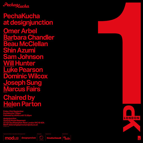 Pecha Kucha at designjunction