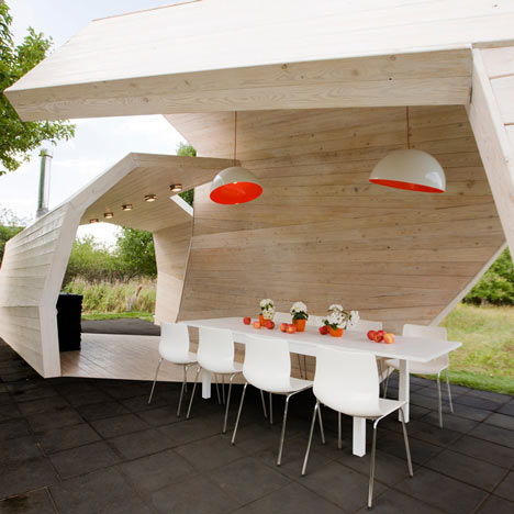 Gazebo for TV show by Za Bor Architects