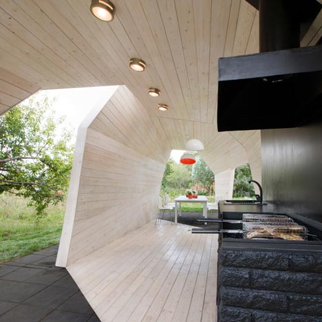 Gazebo for TV show by Za Bor Architects