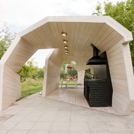 Gazebo for TV show by Za Bor Architects
