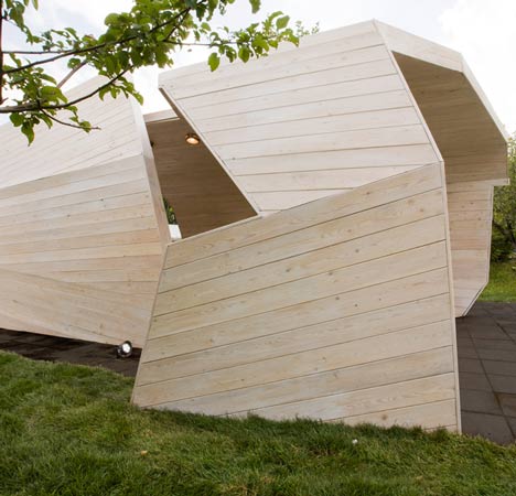 Gazebo for TV show by Za Bor Architects