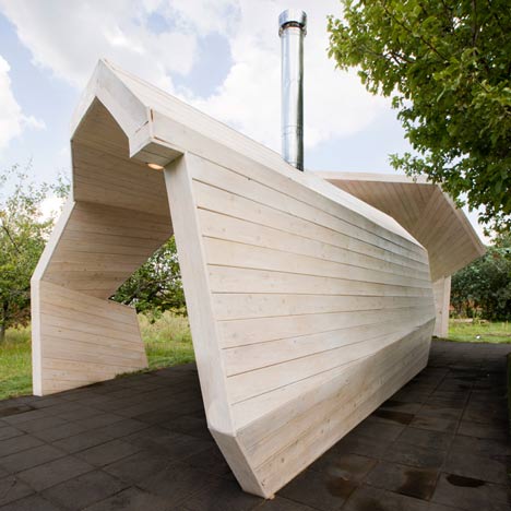 Gazebo for TV show by Za Bor Architects