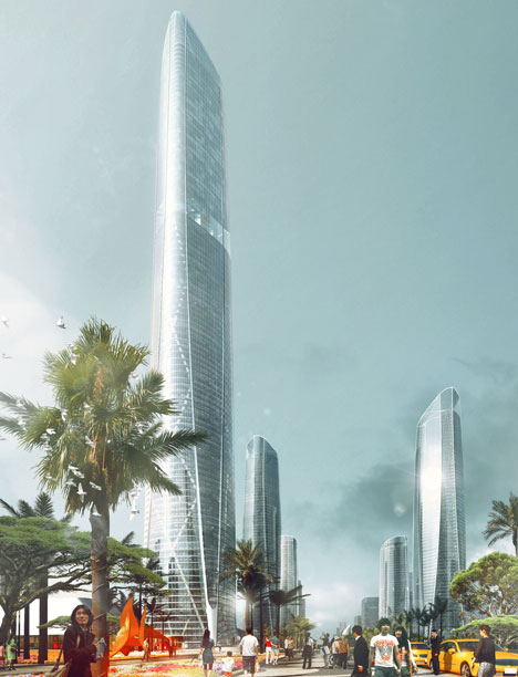 Haikou Tower by Henn Architekten