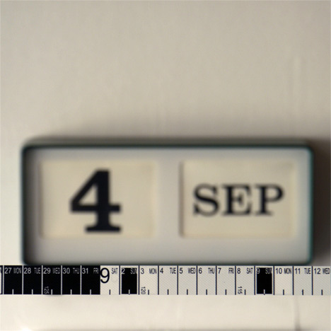 Measure calendar by Hiroyuki Miyake Measure calendar by Hiroyuki Miyake