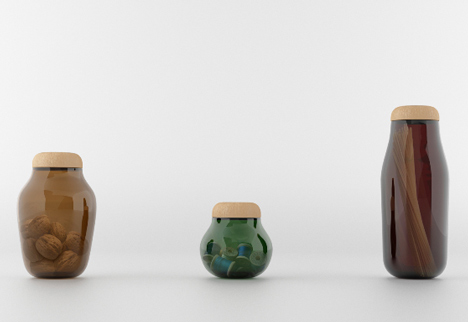 Natura Jars by Héctor Serrano for La Mediterránea