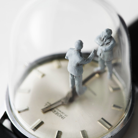 Watch sculptures - Moments in Time by Dominic Wilcox