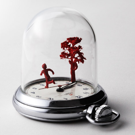 Watch sculptures - Moments in Time by Dominic Wilcox